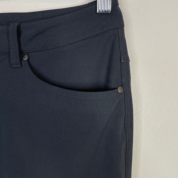 Lululemon ABC Pant Slim Warpstreme Obsidian Gray Stretch 5 Pocket Pants mens 28 - Picture 7 of 17
